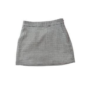Abercrombie and fitch houndstooth scarlett mini skort mid rise - size small
